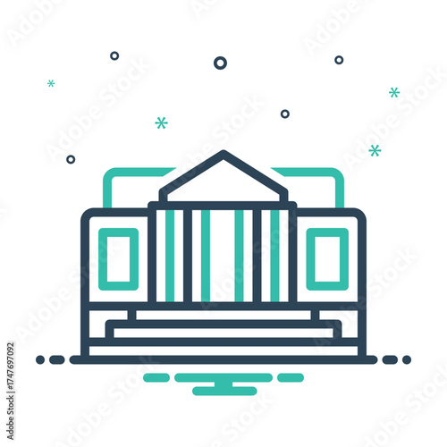 Mix icon for supreme court