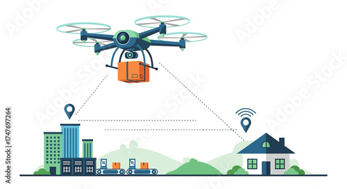 Industrial Robot Arm Operation, Machinery, Factory, Vector Illustration, Indoor, Side View, Whisk_97058810ab28d42b8ef4d2303f956835dr.eps Concept