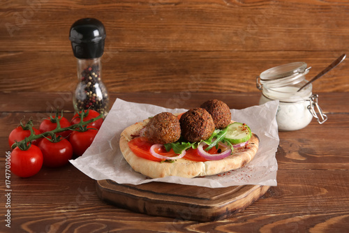 Board of delicious pita wit...