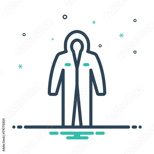 Mix icon for protective clothing