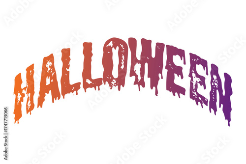 Halloween - ハロウィンHalloweenの文字の、よく目立つロゴマーク

