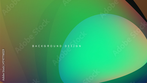 Abstract gradients blend, creating fluid shapes. Vibrant colors dominate dark background. Minimalist design evokes modern aesthetic.