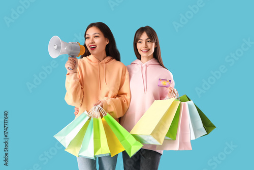 Beautiful young women with ...