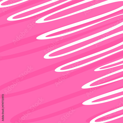 Minimalist background with cute wavy line and with some copy space area