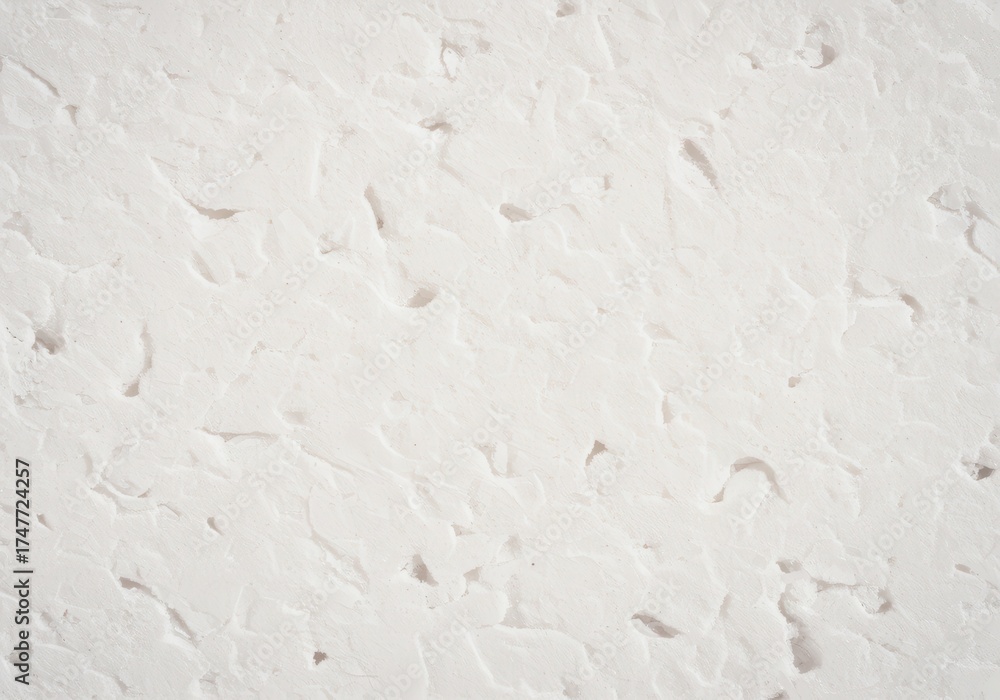 Obraz premium Subtle textured white plaster background with natural organic undulations and soft shadows, perfect for clean modern design and minimalist backdrops.