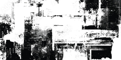 Glitch Grunge Texture Background Set with Distressed Vintage Elements, glitch Patterns, Perfect for Posters, Album Covers, and Digital Art.