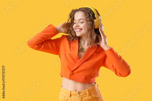 Fashionable young woman in ...