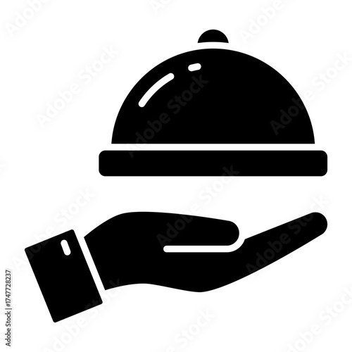 Trendy design icon of food service