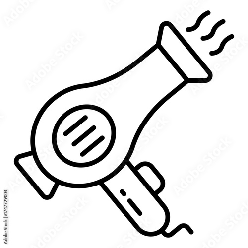 Perfect design icon of hairdryer 