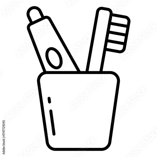 Perfect design icon of dental accessories