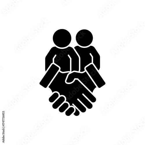 Icon a Mentor Mentee Relationship, isolated against a clean background.