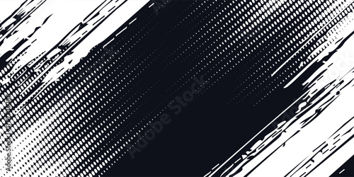 Dots halftone white and blue color pattern gradient grunge texture background. Dots pop art comics sport style VECTOR