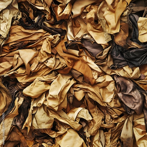 Wallpaper Mural Abstract Brown and Beige Fabric Texture Background Torontodigital.ca