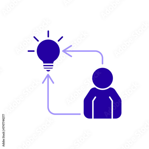 Icon a Mentoring Initiatives, isolated against a clean background.