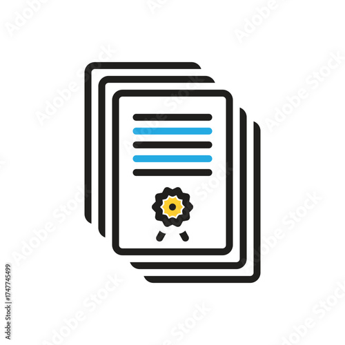 Multi color icon for subsequent