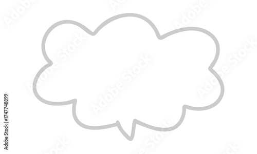 手書きの吹き出しベクター