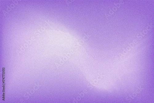 Smoky purple gradient with noise texture. Calming lavender transition, suitable for meditative apps and creative projects. Vector gradient background