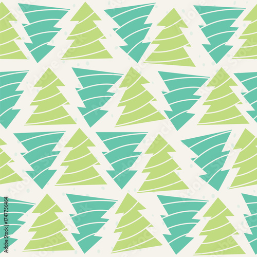 Seamless Geometric Triangle Pattern in Soft Pastel Colors