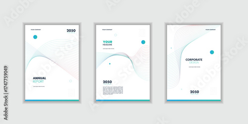  Set layout modern design annual repot cover template portofolio design business cover design a4. Modern annual report business template cover design