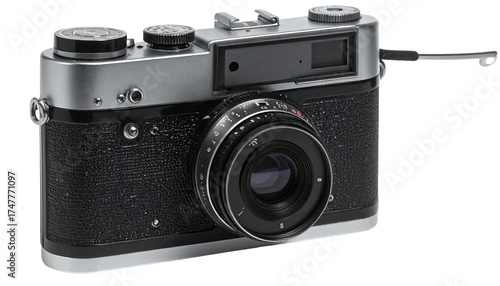 Classic silver and black rangefinder