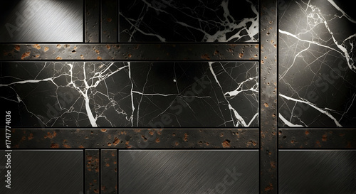 old rusty metal plate