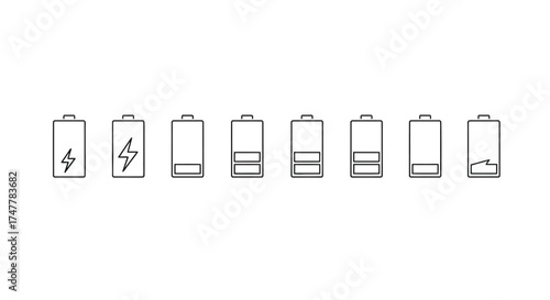 Set of modern minimalist fireplace designs showing flame and fuel variations vector