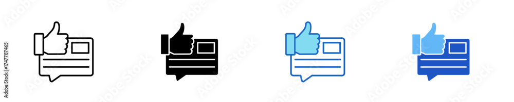 Obraz premium Comparison Icon Set Multiple Style Collection