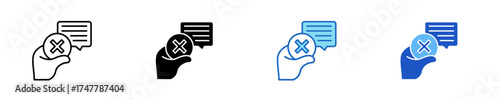 Write Review  Icon Set Multiple Style Collection
