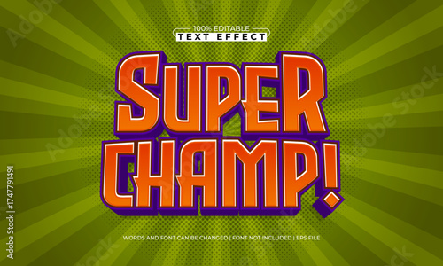 super champ editable text effect