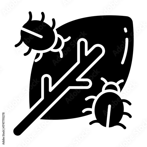 A premium download icon of leaf bug