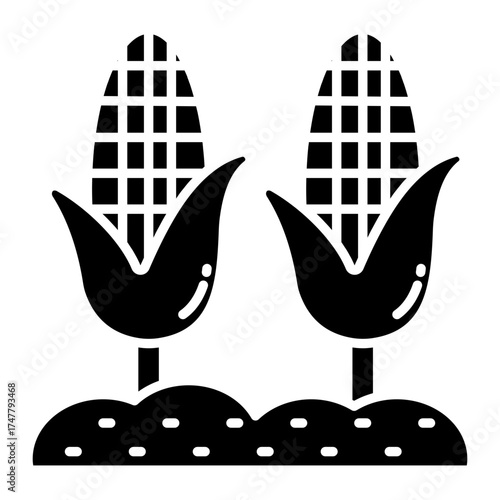 Premium download icon of corn cobs