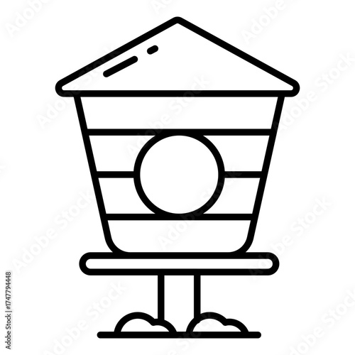 Premium download icon of birdhouse 