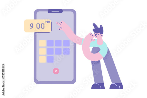Application for booking management concept