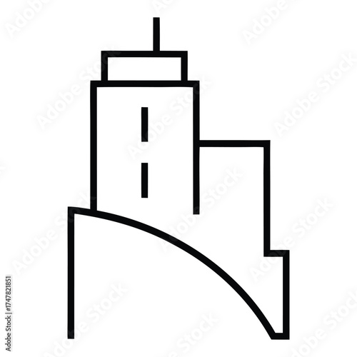Dynamic vector illustrations of parkour athletes performing acrobatic jumps and maneuvers