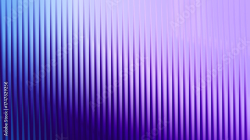 A captivating closeup of a vibrant purple and blue corrugated metal surface, showcasing its unique texture and the interplay of light and shadow