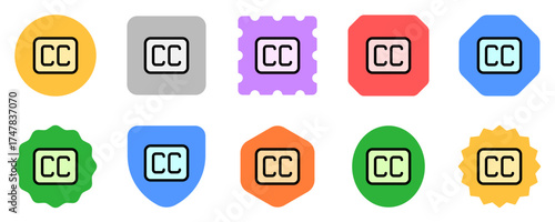 Editable close captioning sign vector icon. Part of a big icon set family. Perfect for web and app interfaces, presentations, infographics, etc