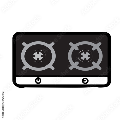 Two Burner Gas Stove Icon