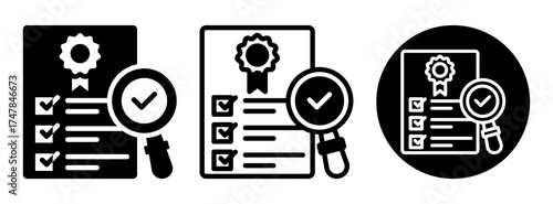 Criteria Icon Collection Glyph & Mixed Style