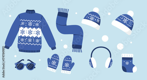 Cozy Winter Clothing and Accessories Collection