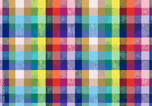 seamless pattern with colorful squares