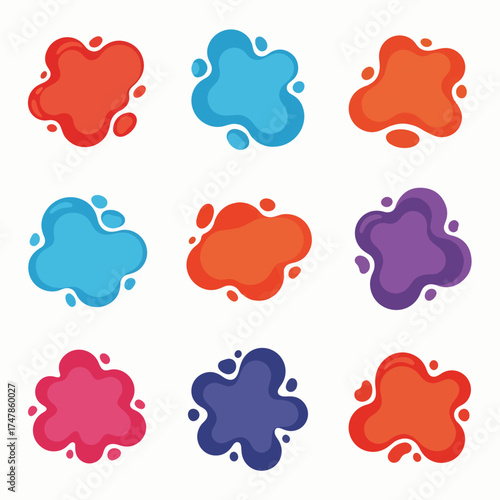 Colors collide in vibrant harmony creating bold and lively visual experiences