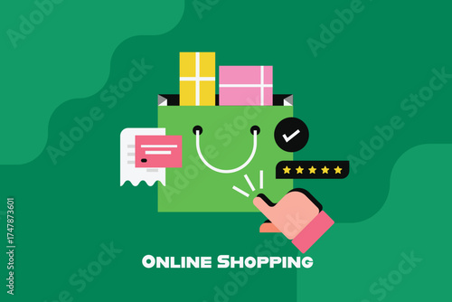 Customers to securely adding products to a shopping cart on e-commerce website, making credit card payments, and submitting product ratings.
