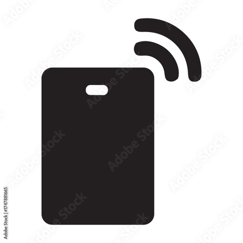 Mobile Signal  icon or logo isolated sign symbol vector illustration - high quality black style vector icons
