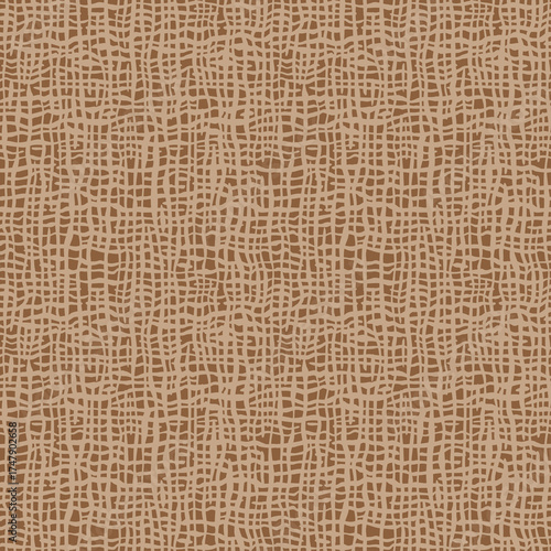 Burlap texture. Brown fabri...