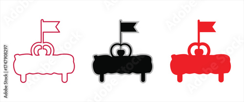 Illustration of a go kart in different colors gokarting is a popular recreational activity and a form of motorsport racing