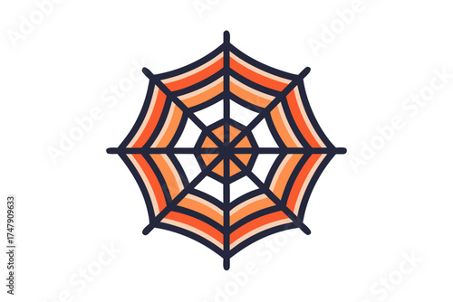 spider web icon tiny geometric spider web with thin lines