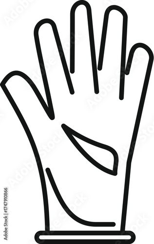 Protective glove ensuring hand safety during cleaning tasks, ideal for dishwashing, housework, and maintaining hygiene
