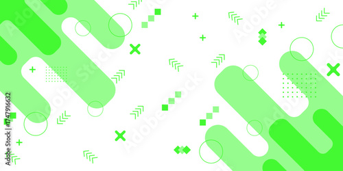 Minimal abstract geometric shape background with awesome color combination art illustration design