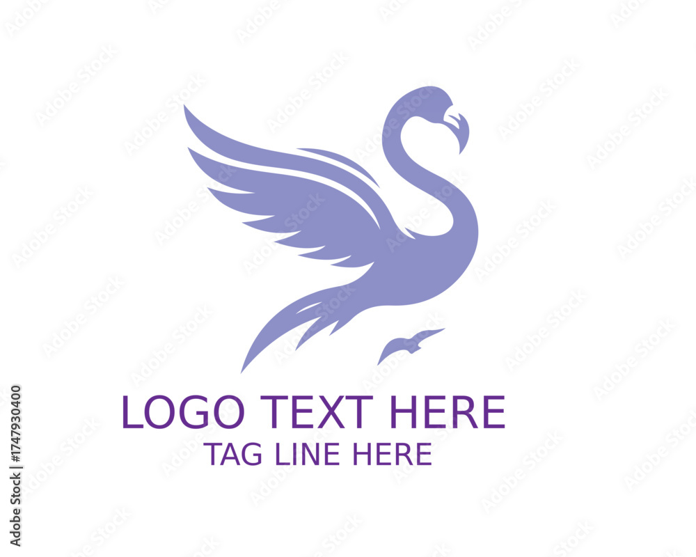 Obraz premium Flamingo Logo Design