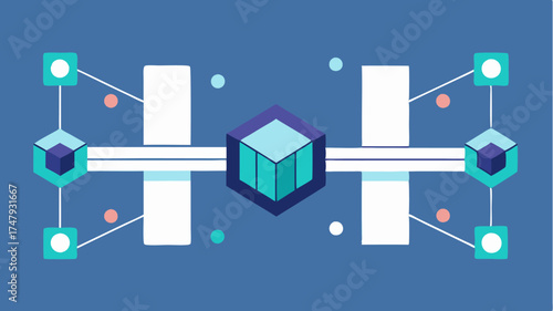 An abstract digital ledger with rows of encrypted data visually representing the transparency and immutability of blockchain technology.